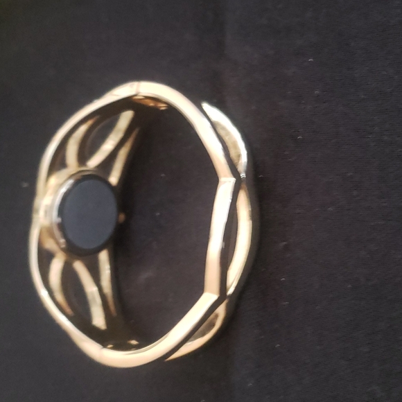 *Osirock Gold Tone Quartz  Rhinestone Watch with Cuff - Picture 3 of 8